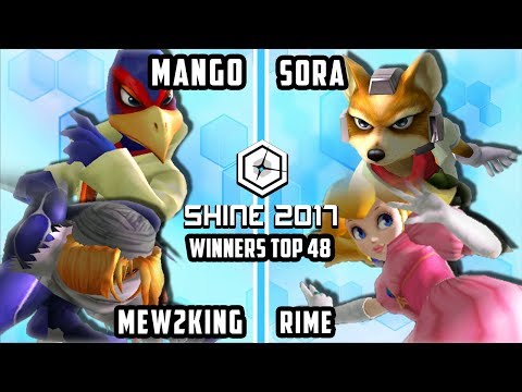 Shine 2017 SSBM - Rime & Sora Vs. C9 | Mang0 & FOX MVG | Mew2King - Melee Doubles Top 48