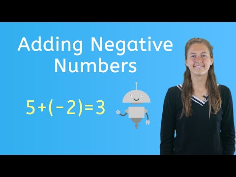 How to Add Negative Numbers