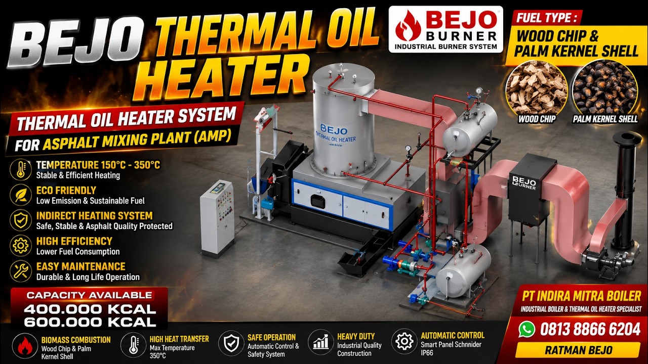 Thermal Oil Heater Ramah Lingkungan