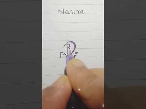 💖Nasira💖 #namelogo #nameart #nametattoo #tattooart #viral #shorts #namecalligraphy #statusvideo