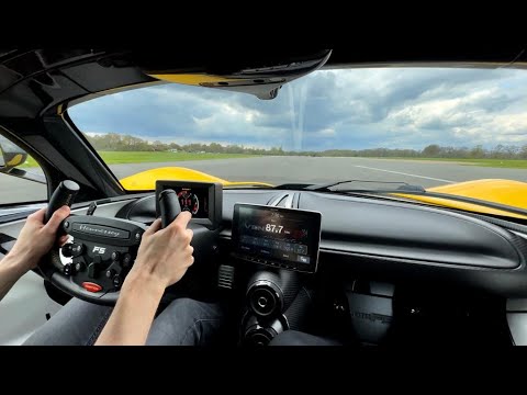 Driving new Hennessey Venom F5 on Top Gear track | USA’s  hypercar rival to Bugatti | 2023