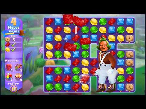 Wonka's World of Candy Level 104 - NO BOOSTERS + FULL STORY 🍫 | SKILLGAMING ✔️