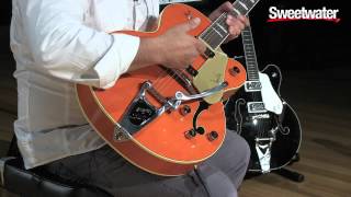Video thumbnail for Gretsch G6120 Duane Eddy Signature Hollowbody Electric Guitar Demo - Sweetwater Sound by Sweetwater