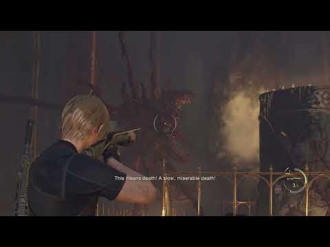 You Talk Too Much! Achievement RE4 Remake Chapter 12 Boss Ramon Salazar