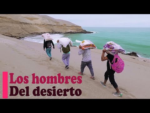Desierto y océano pacifico llevando despensa  al tío adrián
