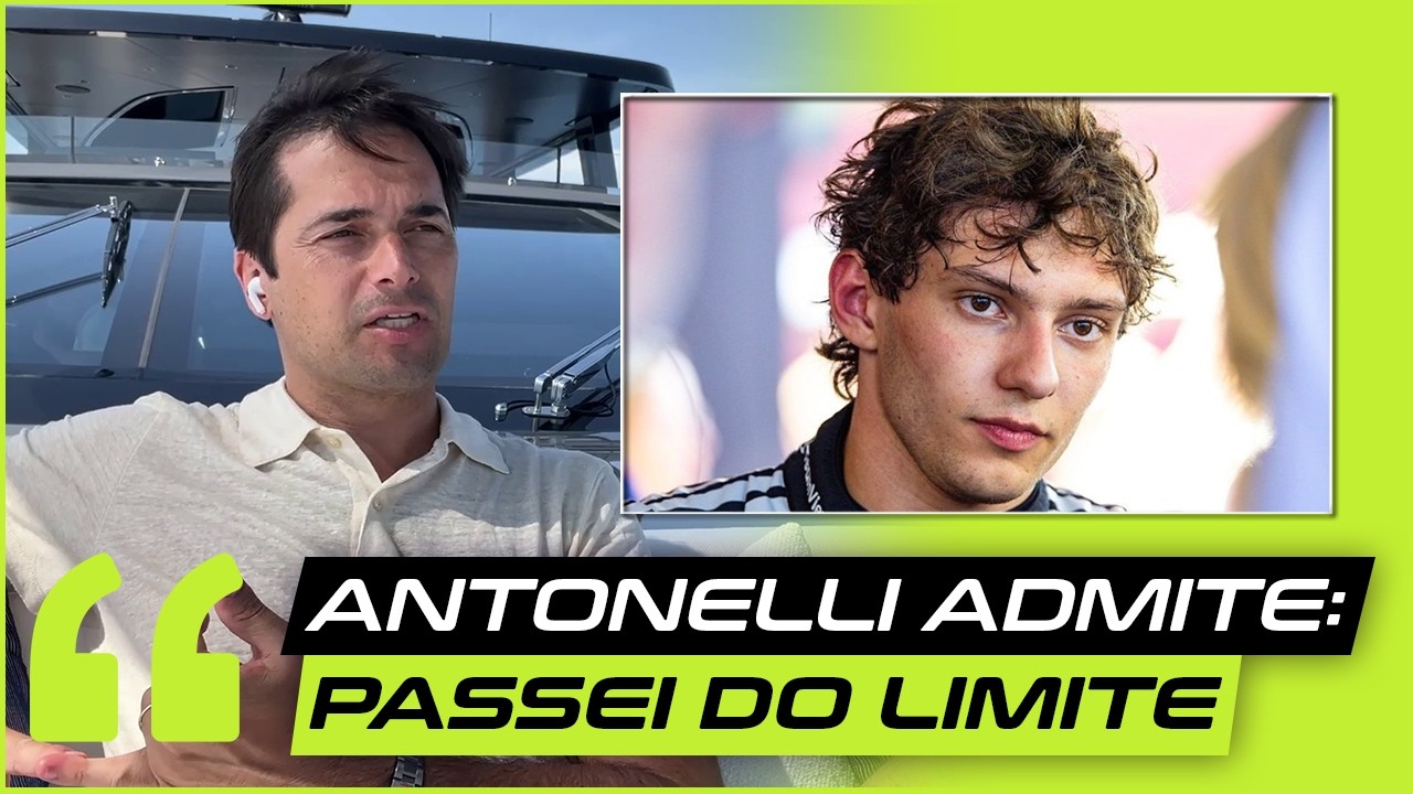 O excesso de confiança que fez Kimi Antonelli perder a liderança da prova para Russell #cortes