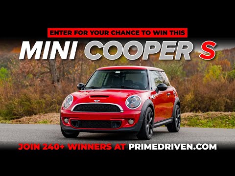 It’s Happening — 24 Hours to Win This Chili Red Mini Cooper S - Manual Transmission