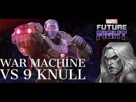 Marvel Future Fight - War Machine First look / KNULL STAGE 9