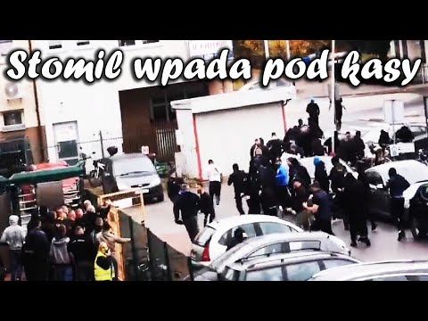 Kibice Stomilu Olsztyn pod kasami Siarki Tarnobrzeg | 22.10.2022