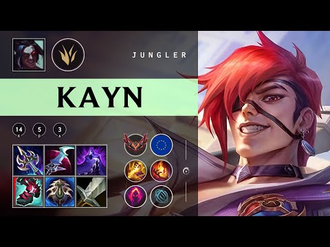 Kayn Jungle vs Kha'Zix - EUW Grandmaster Patch 25.24