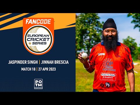POTM: J.Singh - JIB vs JAB | Highlights | FanCode ECS Milan | 27 Apr 2023 | ECS23.255