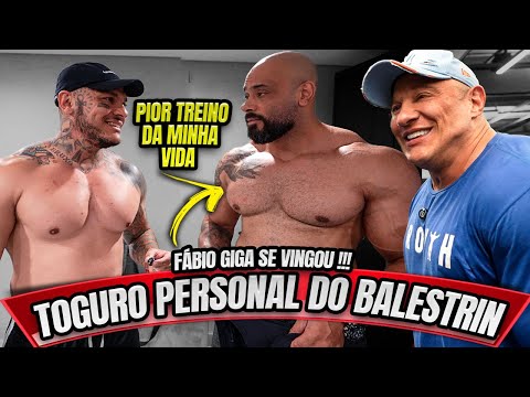 TOGURO VIROU O PERSONAL DO BALESTRIN. ELE NÃO GOSTOU E O GIGA SE VINGOU  "PIOR TREINO DA MINHA VIDA"