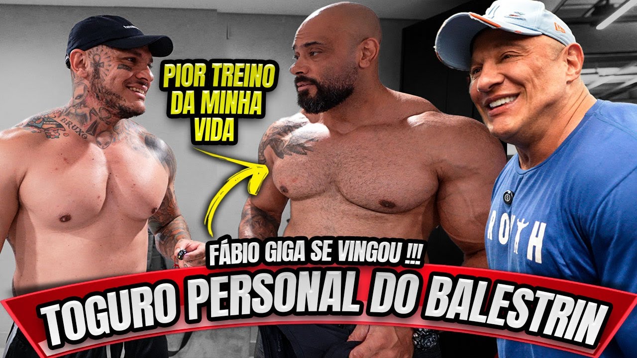 TOGURO VIROU O PERSONAL DO BALESTRIN. ELE NÃO GOSTOU E O GIGA SE VINGOU  "PIOR TREINO DA MINHA VIDA"
