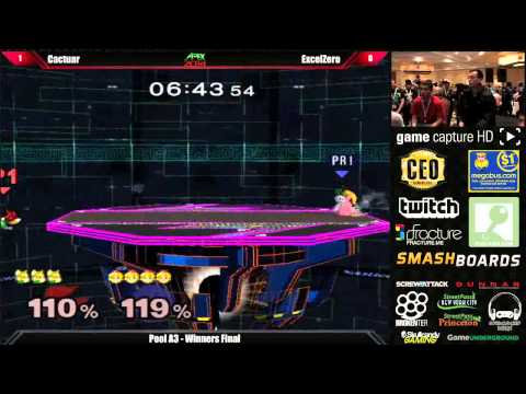Apex 2014 Melee - Pool B3 Winner's Finals - Cactuar (Fox) vs ExcelZero (Peach)