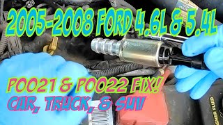 ⫷ Ford 4.6L & 5.4L, P0021 & P0022 Fix. Expedition, F150, F250, F350, Mustang, Explorer, More ⫸