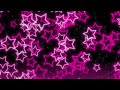 ⭐Motion graphics background with soaring  pink stars⭐