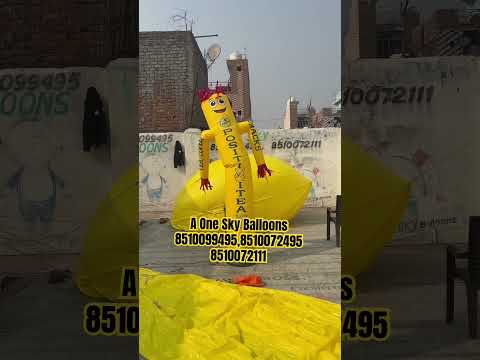 Two-Leg Brand Advertising Air Dancer Blower Test