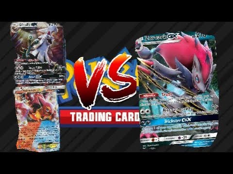 Volcanion ex/Silvally gx vs Zoroark Gx