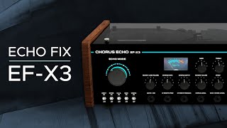 Video thumbnail for Echo Fix EF-X3 Chorus Echo Tape Delay Sound Demo (no talking) with MEGAfm and SH-01a synthesizers by Limbic Bits
