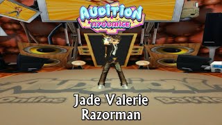 Jade Valerie - Razorman , Crazy Freestyle - Audition AyoDance