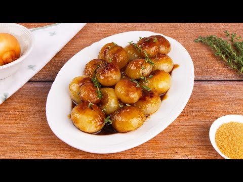 SWEET AND SOUR ONIONS: the easy recipe for a delicious side dish! 😋