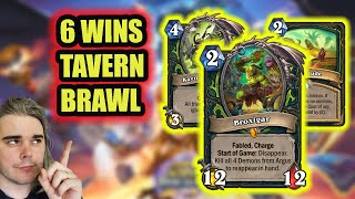 6 WINS with NEW Broxigar OTK DH in Tavern Brawl! | Hearthstone Across the Timeways
