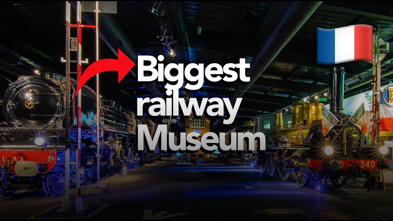 An Afternoon at Europe's Largest Railway Museum 🇫🇷