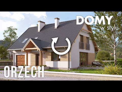Projekt domu ORZECH - widok 360º