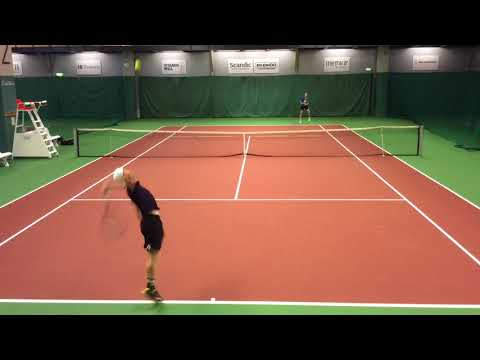 Johan Garpered College tennis Video