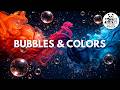 Amazing Soap Bubbles & Calming Jazz Music for Classroom Focus | Color Flow for Autism Support