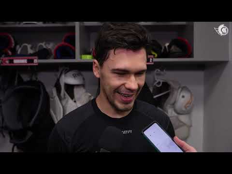 Drake Batherson, Artem Zub, and Travis Green Pregame Media vs DAL