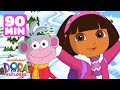 Dora Goes On Winter Action Adventures ️ 90 Minutes Of Dora The Explorer Dora Friends