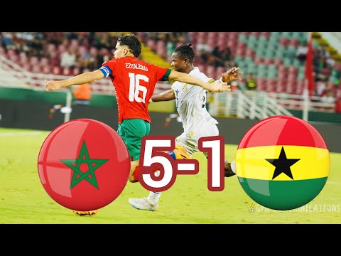 Morocco vs Ghana (5-1) - Highlights - CAF U23 AFCON