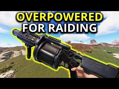 The GRENADE LAUNCHER Is OVERPOWERED FOR RAIDING - Rust Solo Survival