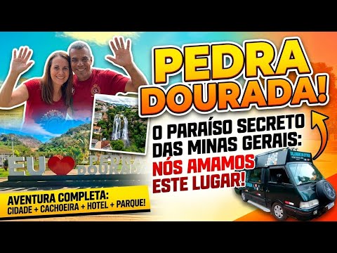 DESCOBRIMOS UM PARAÍSO ESCONDIDO! 😱 Pedra Dourada-MG: Parque, Cachoeira e muito mais! Ep.60