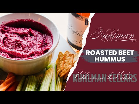 Incredible - Roasted Beet Hummus! Easy. Different. Delicious!