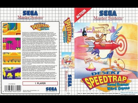 Desert Speedtrap starring Road Runner and Wile E. Coyote Game Gear