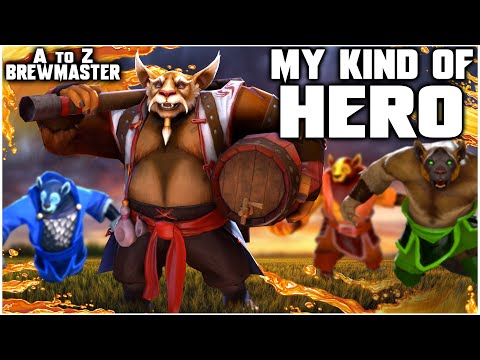 This Is MY KIND OF HERO! - Grubby learns Dota 2 - A to Z - Brewmaster