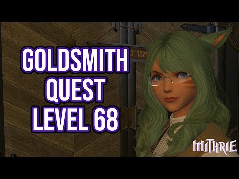 FFXIV 4.0 1153 Goldsmith Quest Level 68