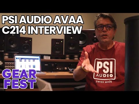 PSI Audio AVAA C214 Interview At Gearfest 2023