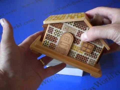 Secret House #2 Japanese Puzzle Box ( This one is FUN to solve! )
