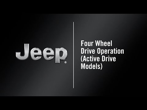 Jeep Four-Wheel Drive (Active Drive) | How To | 2021 Jeep Compass & Renegade
