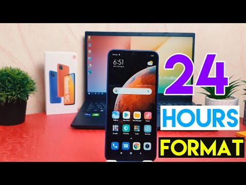 How to Change 24 Hours Time Format in Xiaomi Redmi 9C