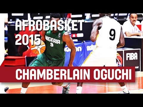 Chamberlain Oguchi - Amazing Performance v Uganda - AfroBasket 2015