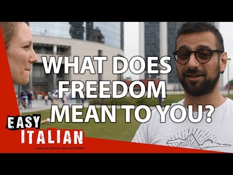 意大利人對自由的看法｜輕鬆的意大利語 21 (What Italians think about freedom | Easy Italian 21)