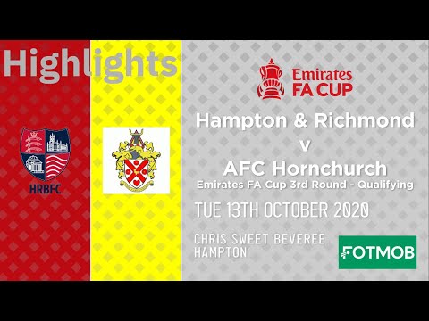 Hampton & Richmond v Hornchurch - FA Cup Highlights