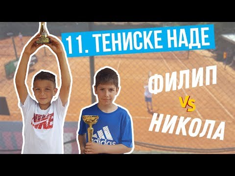 Filip Đokić - Nikola Ivašković, finale 11. Teniskih Nada do 9 godina, TK Haron, 3.6.2018.