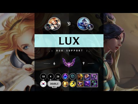Lux Support vs Ashe - KR Master Patch 14.10