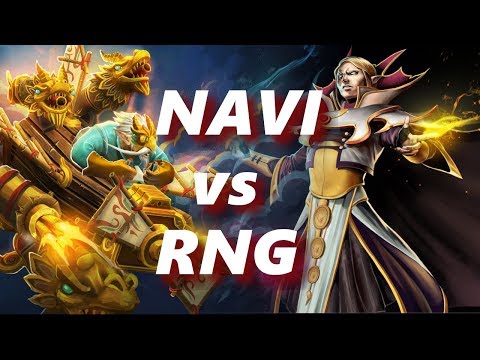 NAVI vs RNG highlights game 2 lower Bracket Finals | Dreamleague Season 10