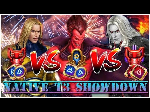 WHO IS THE STRONGEST NATIVE T3..?!!? WITH MAXED OUT BUILD..!!!  MARVEL FUTURE FIGHT